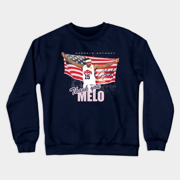 Thank you Melo! Crewneck Sweatshirt by Nagorniak